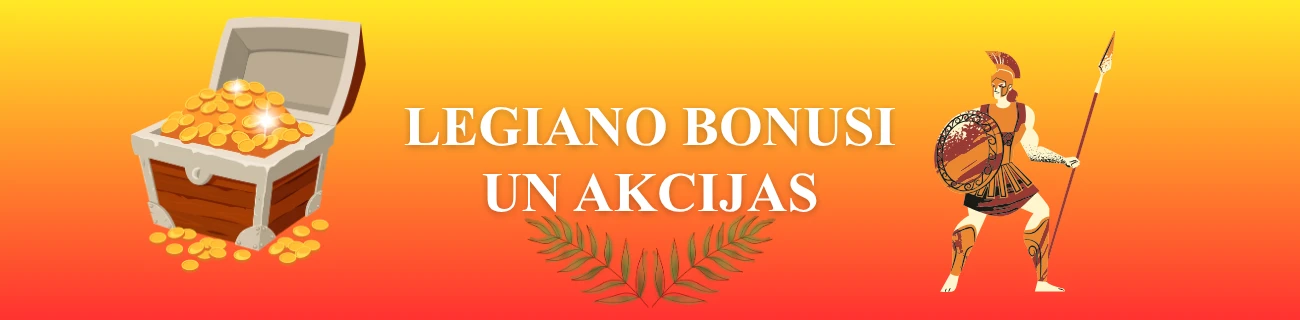Legiano bonusi un akcijas